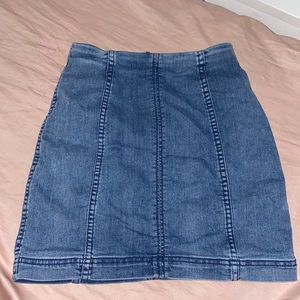 Free people size 2 denim skirt